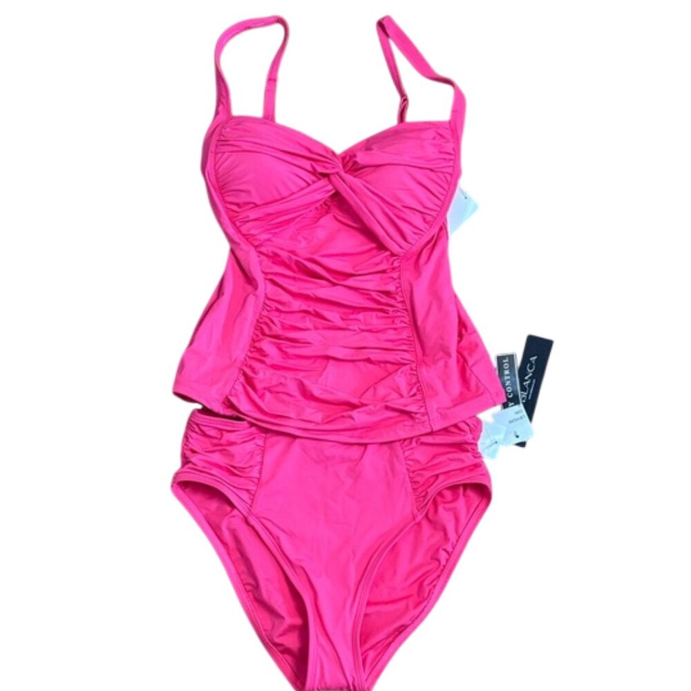 La Blanca Island Goddess Shirred Tankini Set – Size 6 – NWT